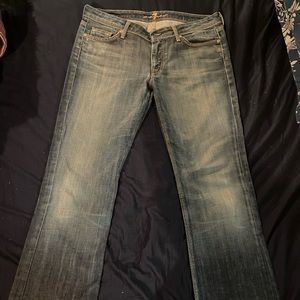 Seven for mankind jeans size 31. Thick, double stitch denim.
